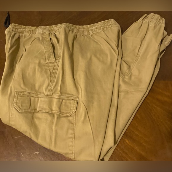 Pantalon Cargo Faded Glory Garçon - Taille 10-12 - Beige - Très Bon état
